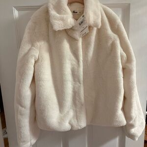 Epic Threads Cream Teddy Jacket